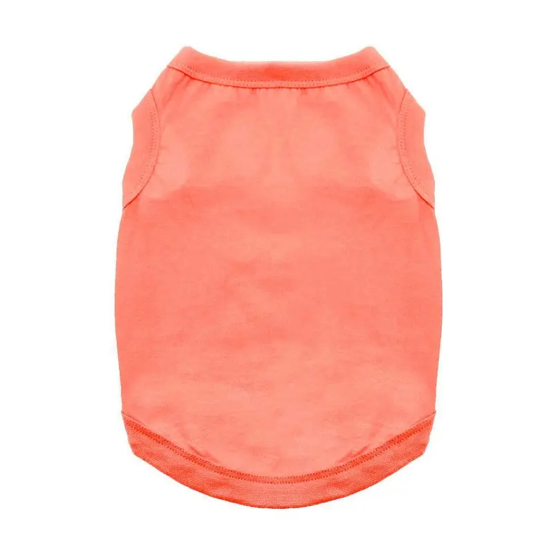 Cotton Dog Tank by Doggie Design - Coral X-Small - Out of Stock!
