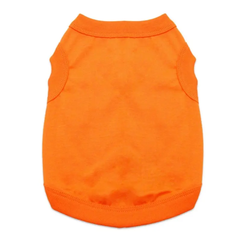 Cotton Dog Tank by Doggie Design - Sunset Orange X-Small