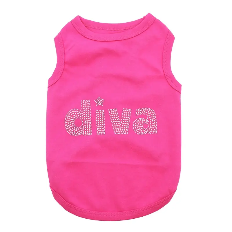Diva Dog Tank by Parisian Pet - Pink XX-Small - Out of Stock!