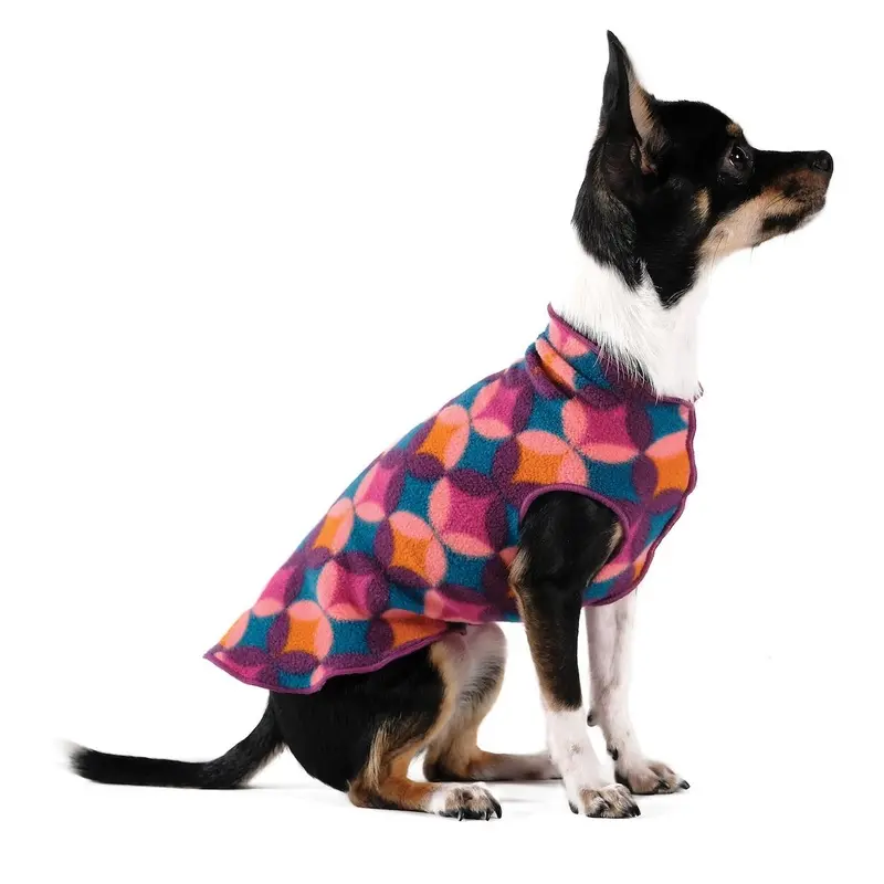 Gold Paw Fleece Dog Jacket - Summer Mod Size 2