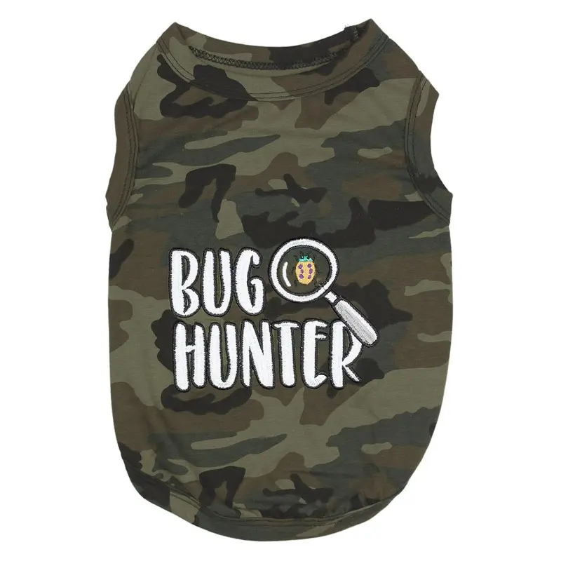 Parisian Pet Bug Hunter Dog Tank - Camo XX-Small