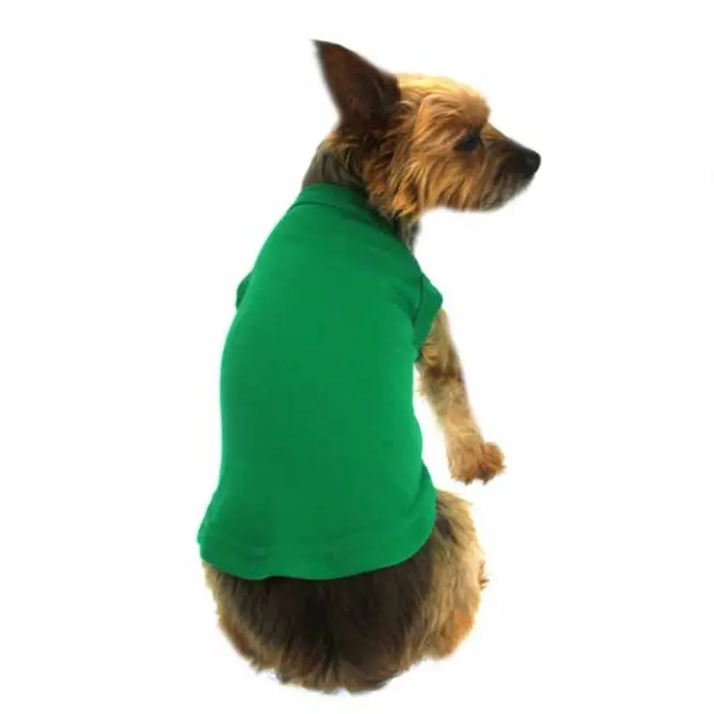Plain Dog and Cat Shirt - Emerald Green X-Small