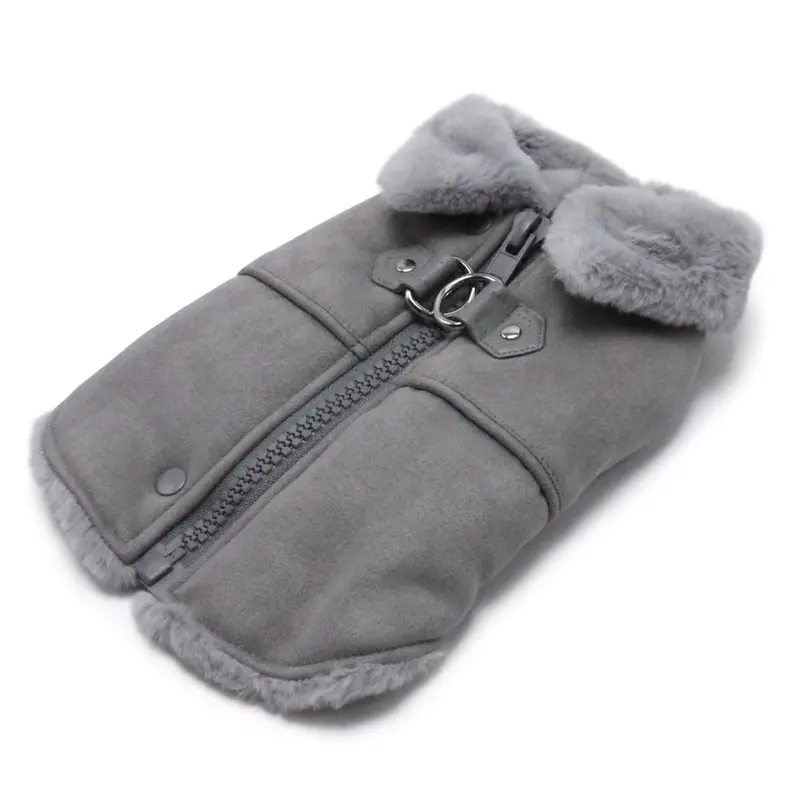 Dogo Furry Runner Dog Coat - Gray X-Small - Out of Stock!
