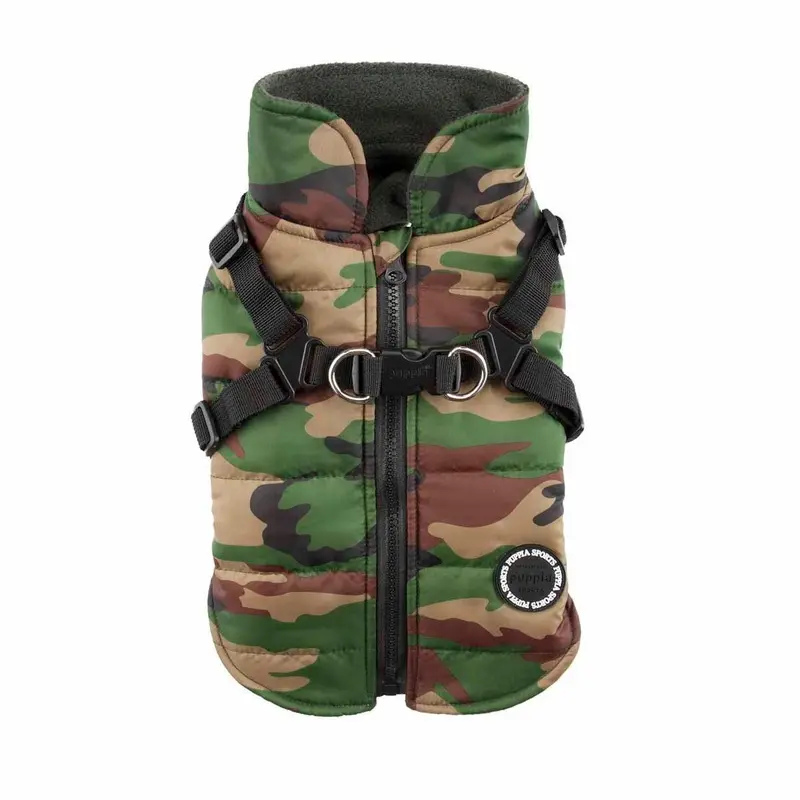 Mountaineer Harness Dog Coat by Puppia - Camo Small - Free Shipping!