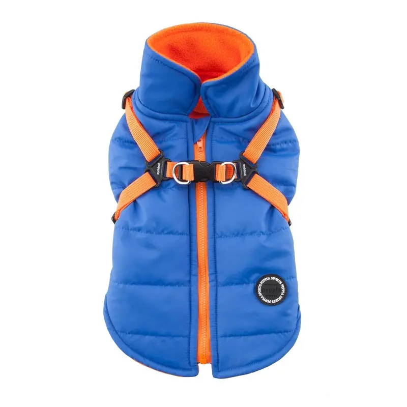 Mountaineer II Fleece Dog Vest by Puppia - Royal Blue Large - Out of Stock!