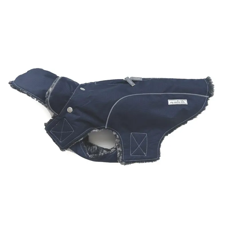 My Canine Kids Precision Fit Extreme Element Dog Parka - Navy XX-Small - Out of Stock!