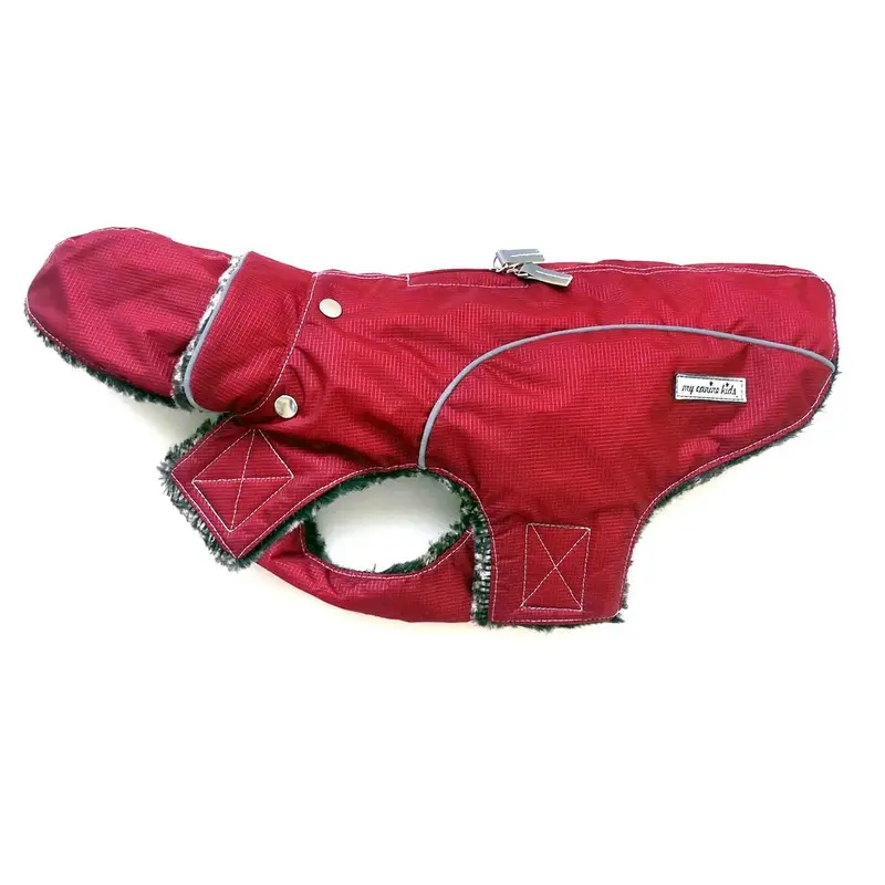 My Canine Kids Precision Fit Extreme Element Dog Parka - Wine XX-Small - Free Shipping!