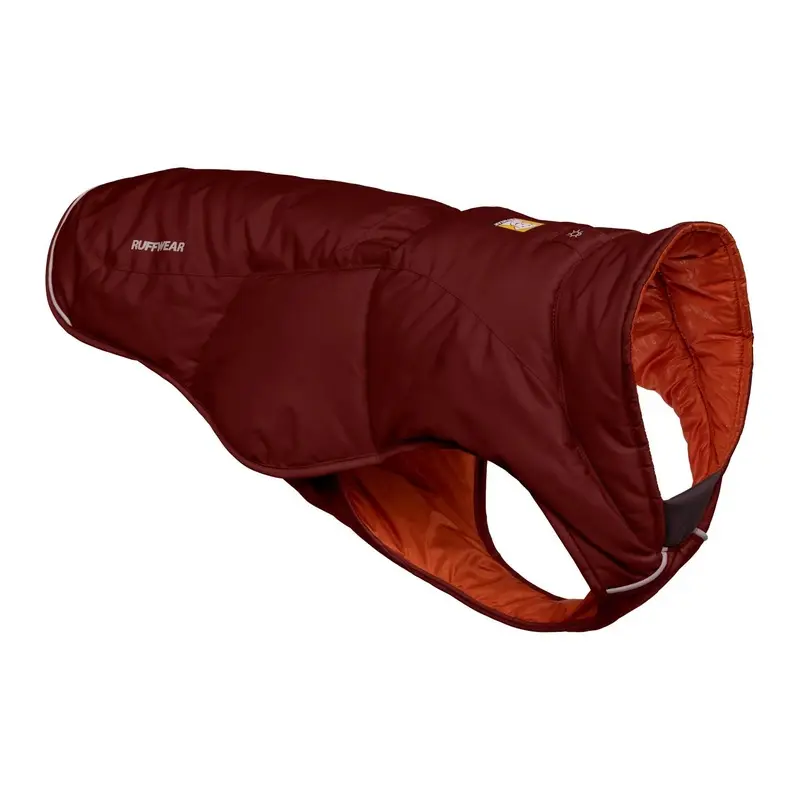 Quinzee Insulated Dog Jacket by RuffWear - Fired Brick X-Small - Free Shipping!