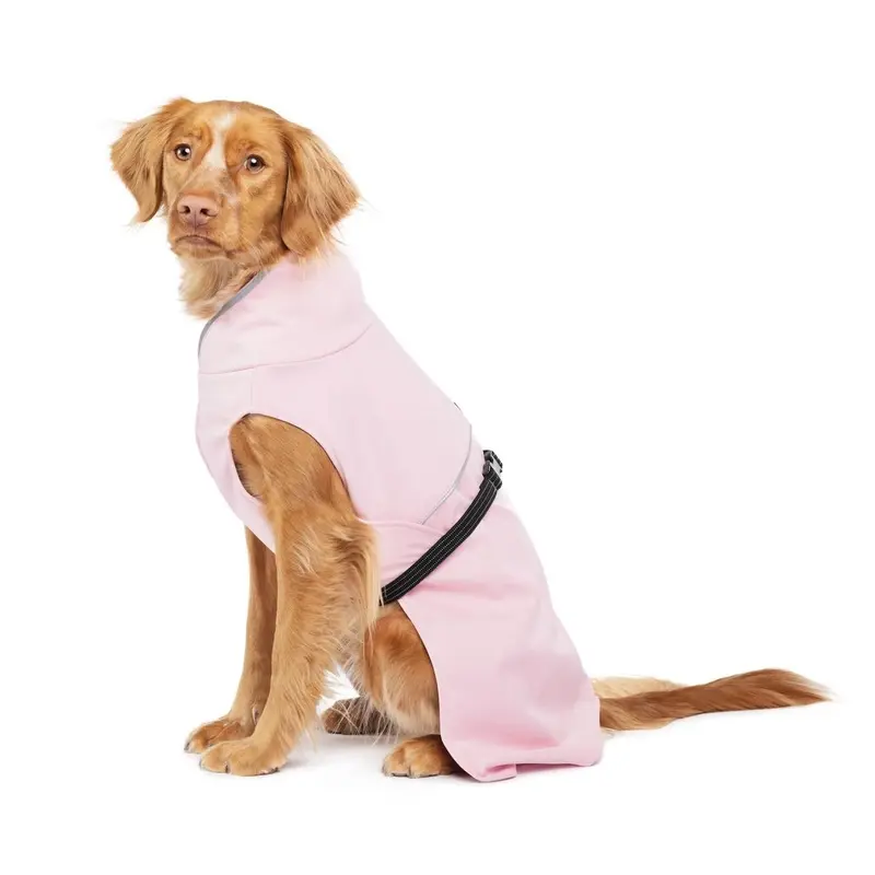 Gold Paw Rain Paw II Dog Raincoat - Petal Pink/Fuchsia Size 8 - Free Shipping!