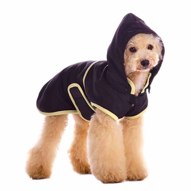 Classic Trench Dog Coat by Dogo - Black 4X-Large - Free Shipping!