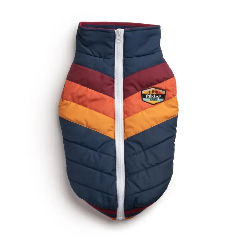 fabdog Chevron Dog Coat - Navy Size 8 - Free Shipping!