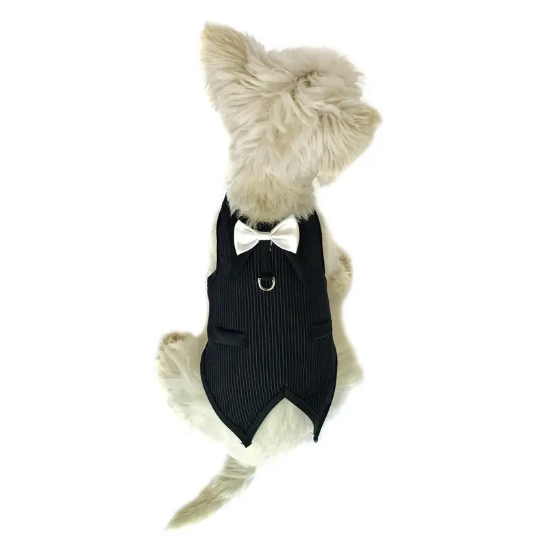 The Dog Squad DogFather Pinstripe Dog Tuxedo XX-Small - Free Shipping!