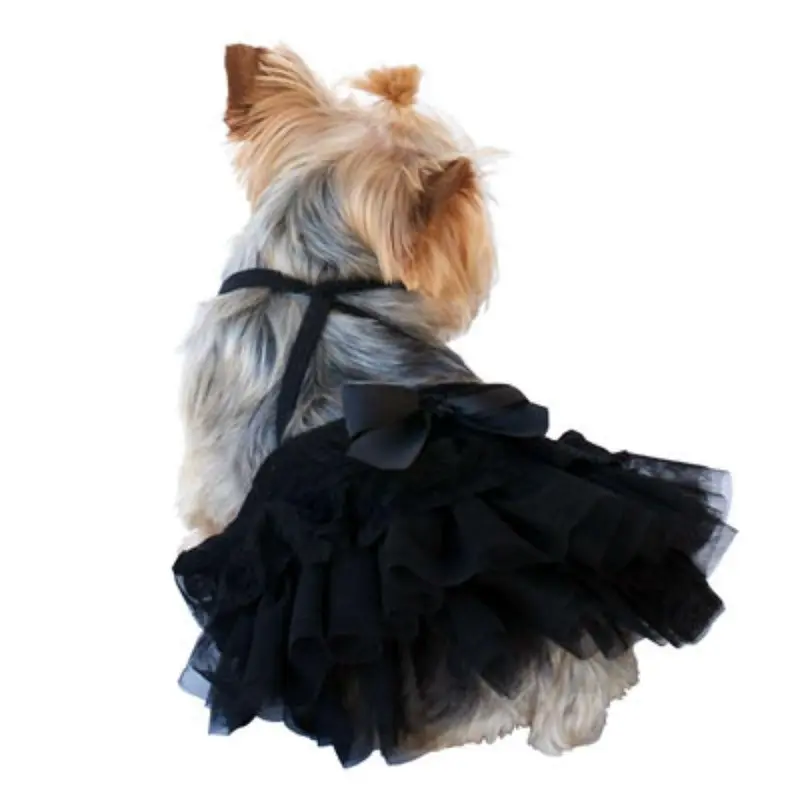 The Dog Squad Cinema Dog Skirt - Black X-Small