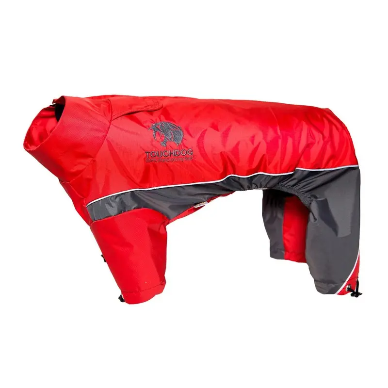 Pet Life Touchdog Quantum-Ice Full-Bodied Dog Jacket - Red Small