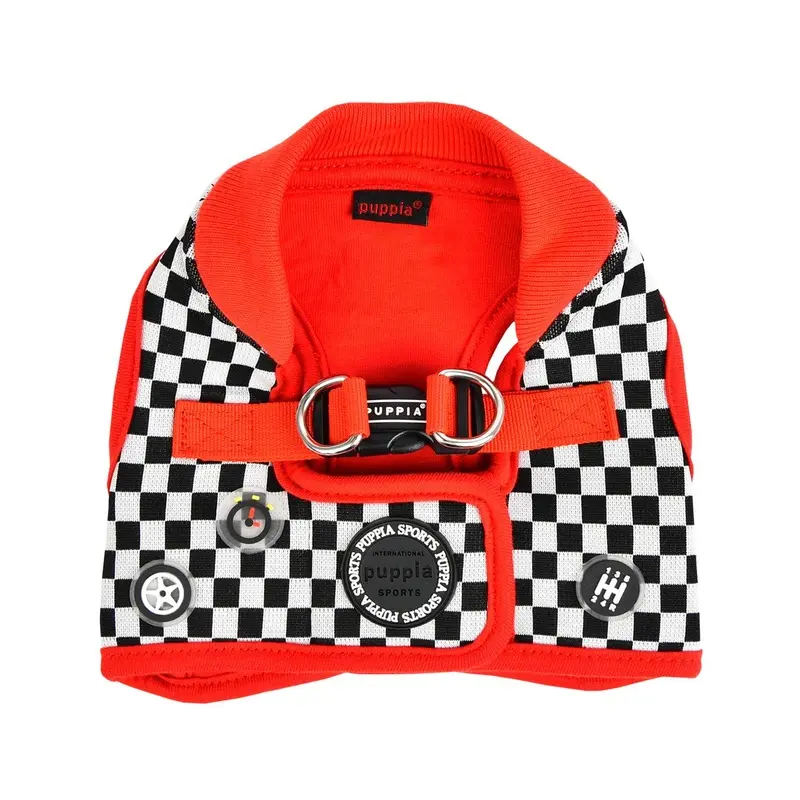Racer Vest Dog Harness by Puppia - Red Small