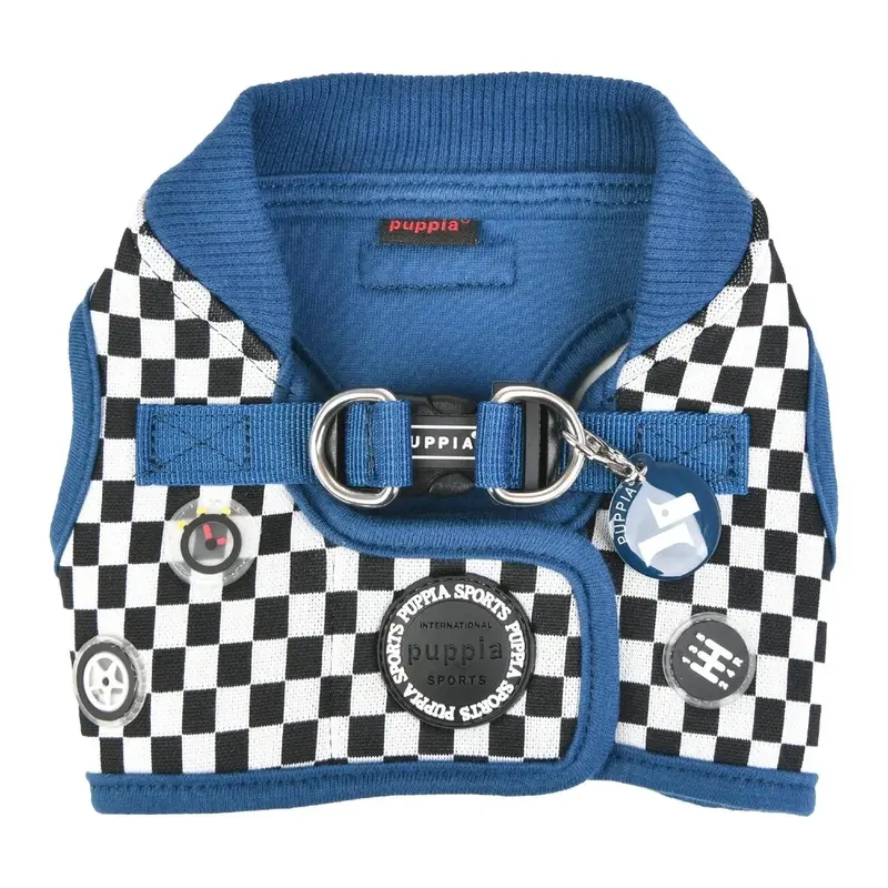 Racer Vest Dog Harness by Puppia - Royal Blue Small