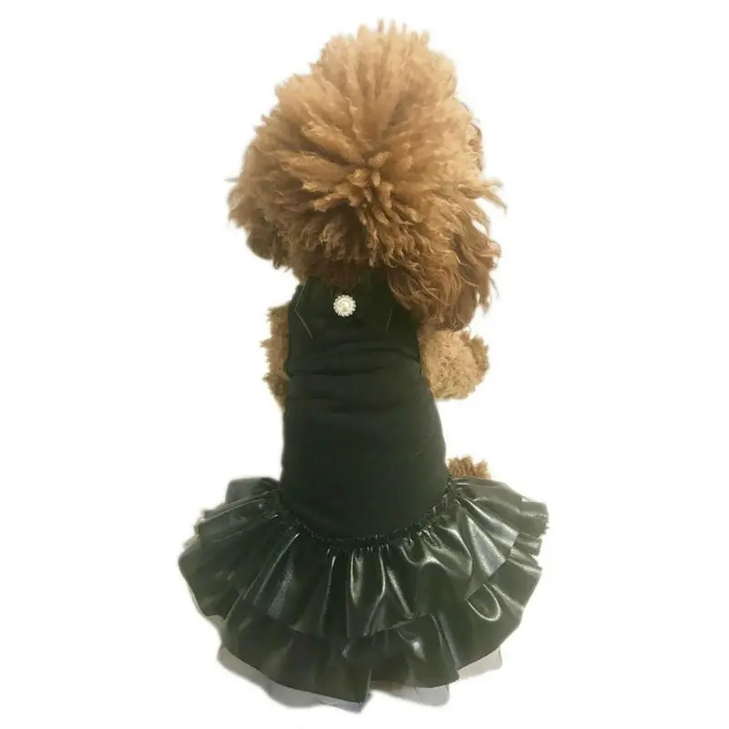 The Dog Squad Sweet Coco Dog Dress - Black XX-Small