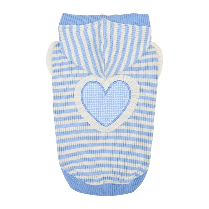 Pinkaholic Anika Hooded Dog Shirt - Blue Small
