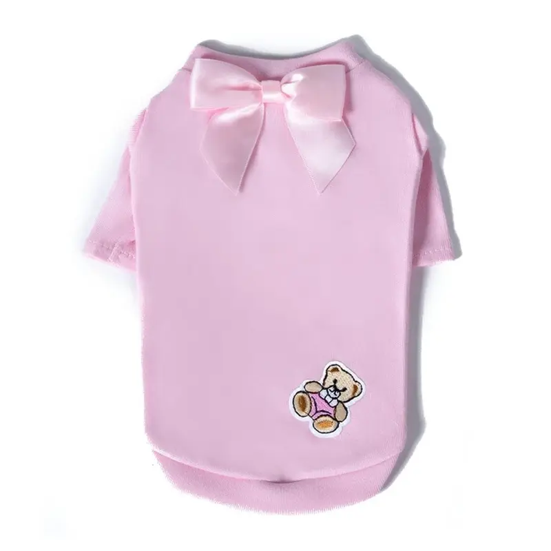 Hello Doggie Baby Bear Dog T-Shirt - Pink XX-Small