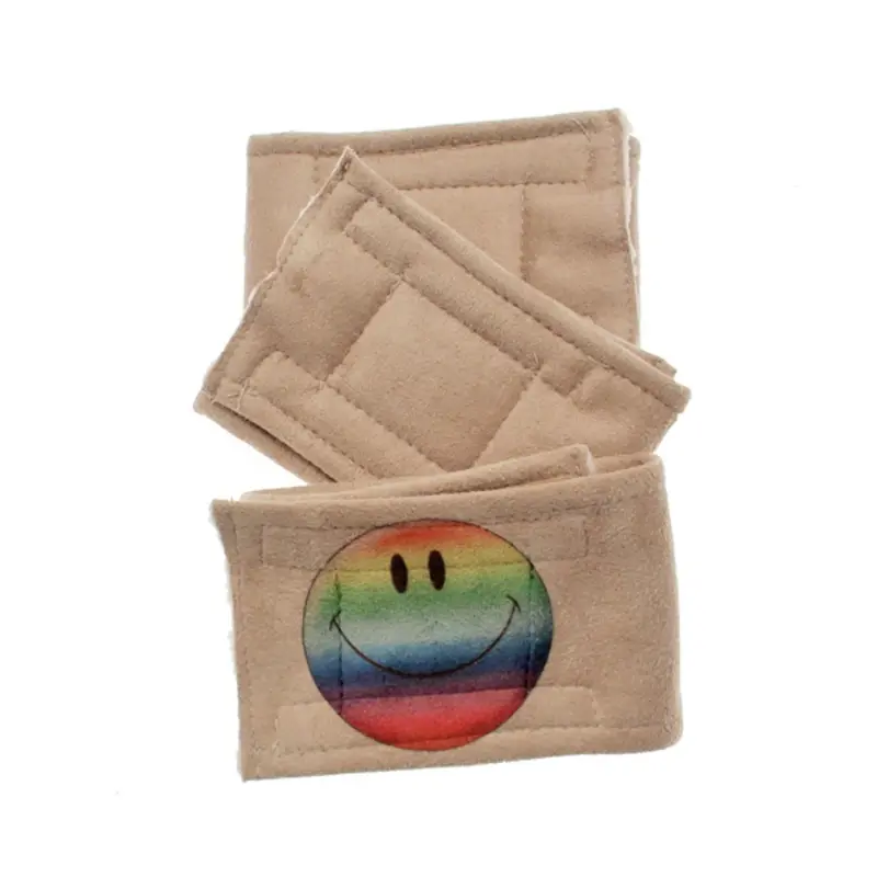 Peter Pads Dog Belly Band 3pk - Happy Face Large 3pk