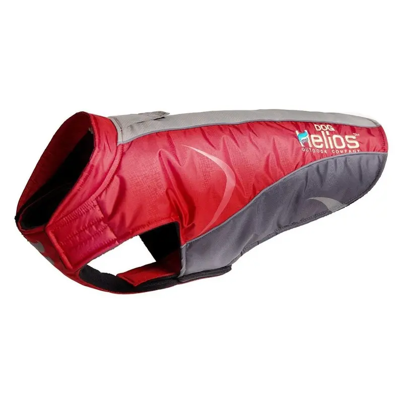 Pet Life Helios Altitude-Mountaineer Wrap-Velcro Waterproof Dog Coat - Red X-Large