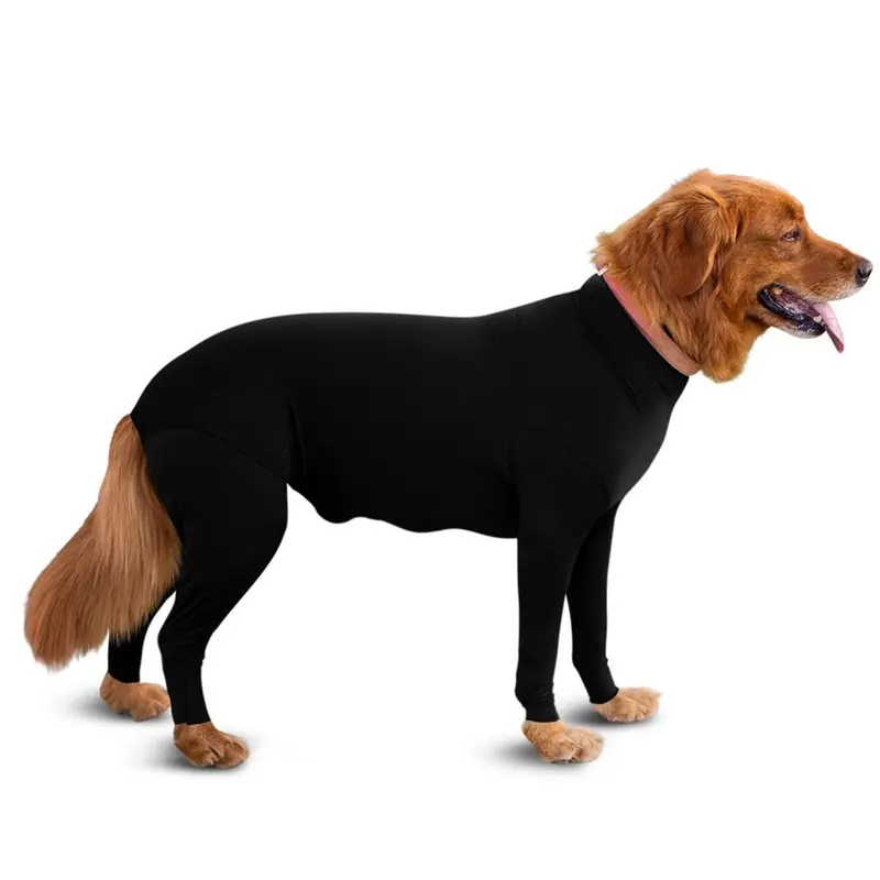 Shed Defender Original Full Body Dog Onesie - Black Mini