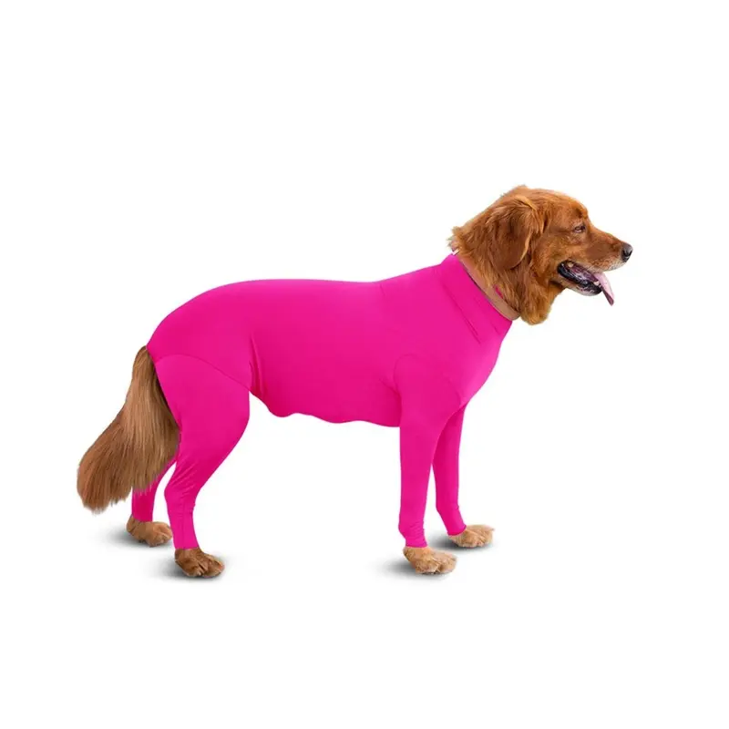 Shed Defender Original Full Body Dog Onesie - Hot Pink Mini