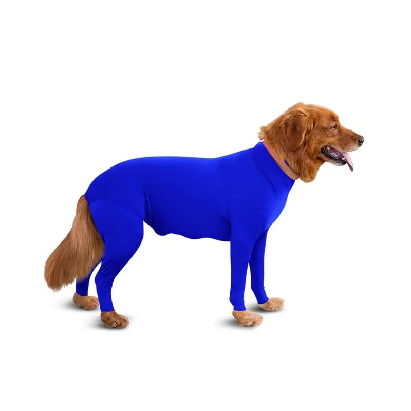 Shed Defender Original Full Body Dog Onesie - Royal Blue Mini