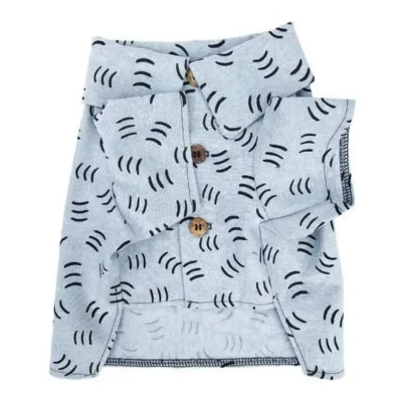 Dog Threads Trois Pont Chambray Dog Shirt 2X-Large