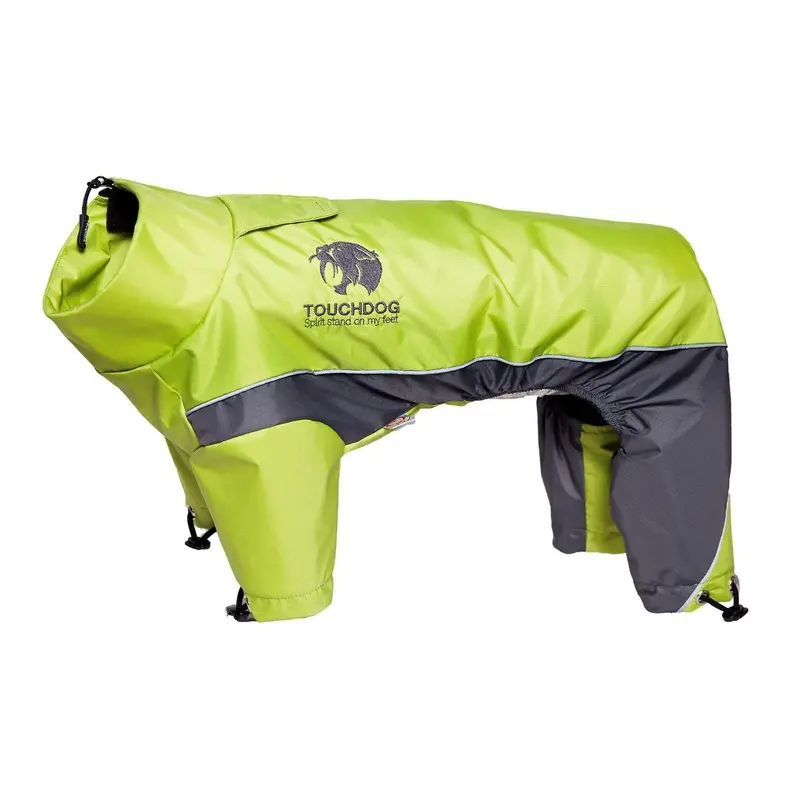 Pet Life Touchdog Quantum-Ice Full-Bodied Dog Jacket - Green X-Small