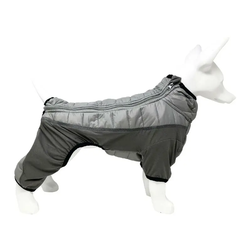 Pet Life Aura-Vent Full Body Dog Jacket - Gray Small