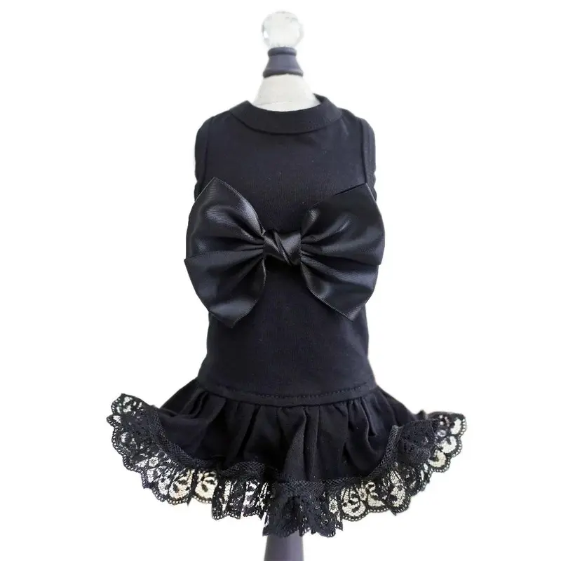 Hello Doggie Ballerina Dog Dress - Black XX-Small