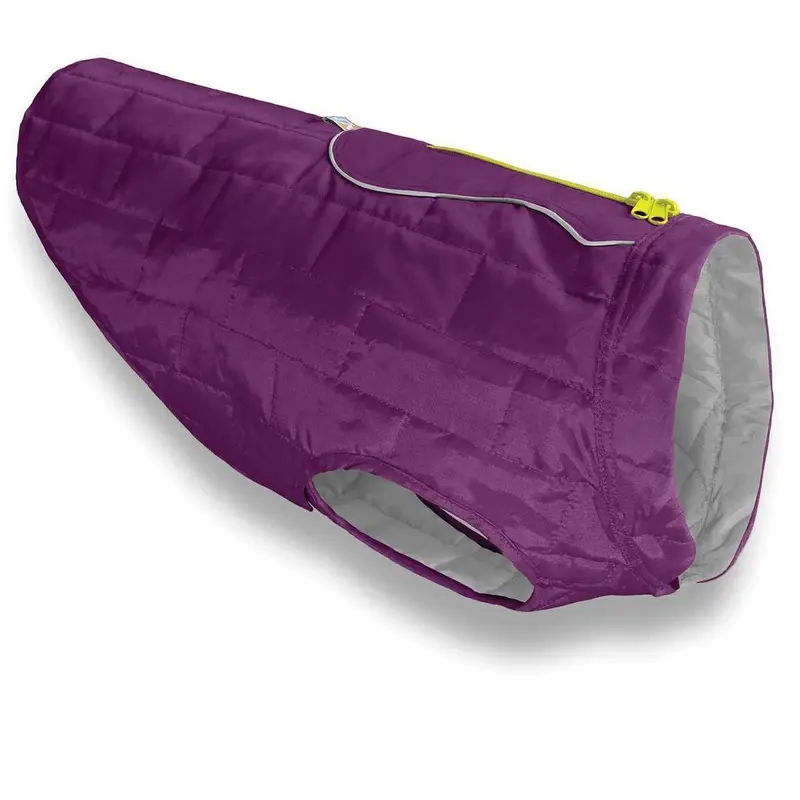 Kurgo Loft Reversible Dog Jacket - Deep Violet and Light Charcoal X-Small