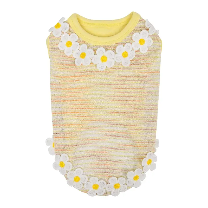 Pinkaholic Jazlyn Daisy Dog Shirt - Yellow Small - Out of Stock!