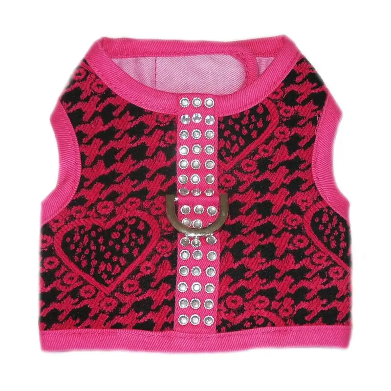 Pooch Outfitters Celina Dog Harness - Pink and Black XX-Small - Out of Stock!