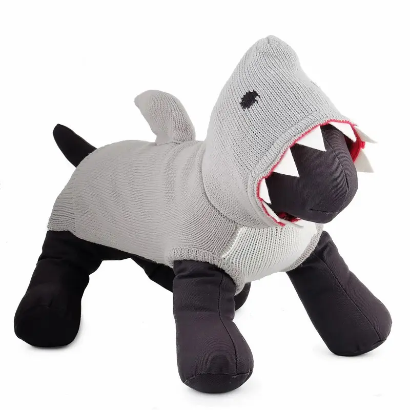 Worthy Dog Jimmy the Shark Dog Hoodie XX-Small