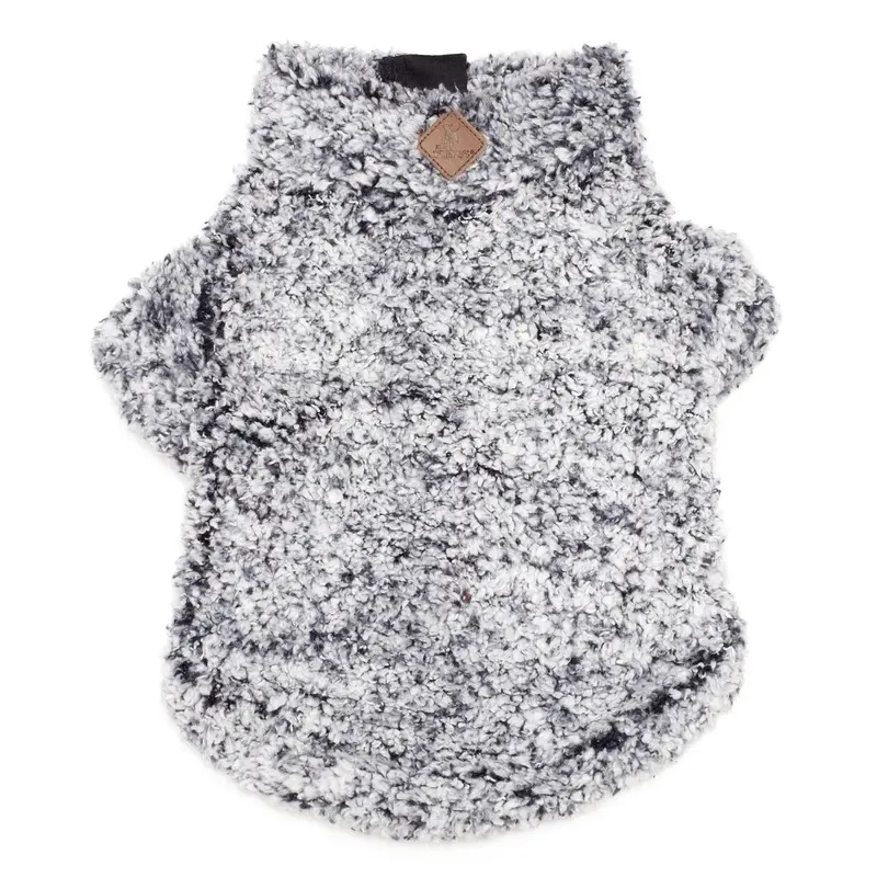 Worthy Dog Wubby Fleece Quarter Zip Dog Pullover - Navy X-Small - Out of Stock!