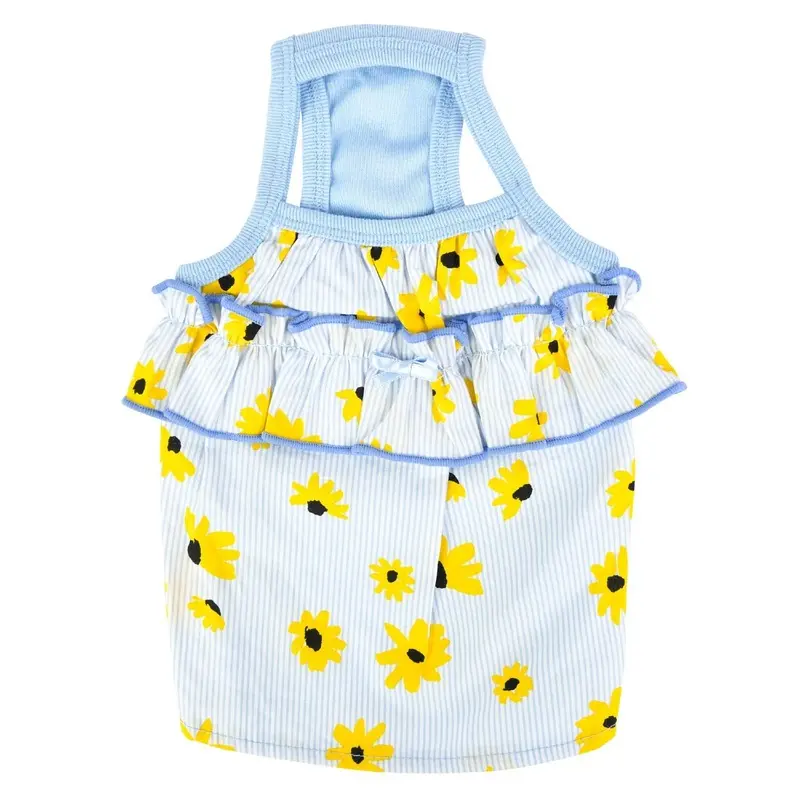 Arabis Dog Tank Dress by Pinkaholic - Sky Blue Medium