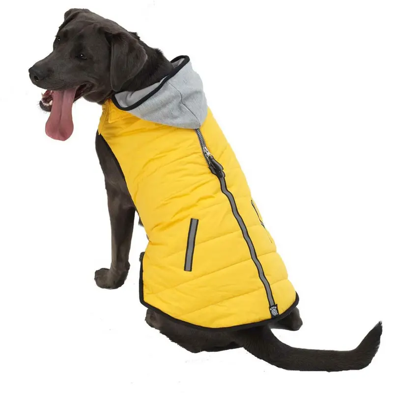 Petrageous Stowe Puffer Dog Coat - Yellow X-Large