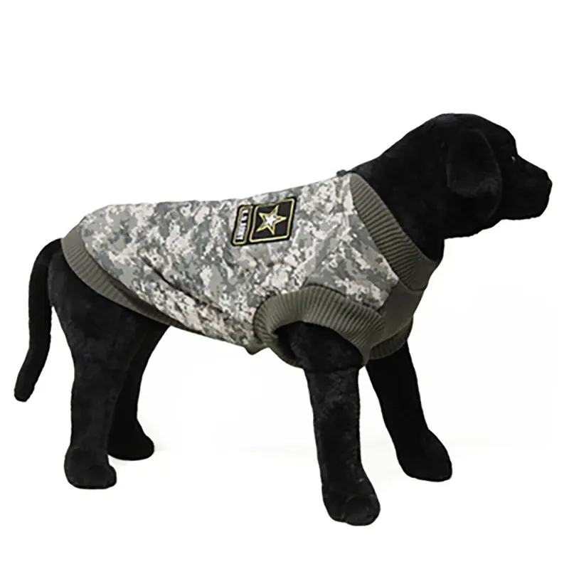 Big Dog Bomber Camo Dog Vest by Gooby - Green Large