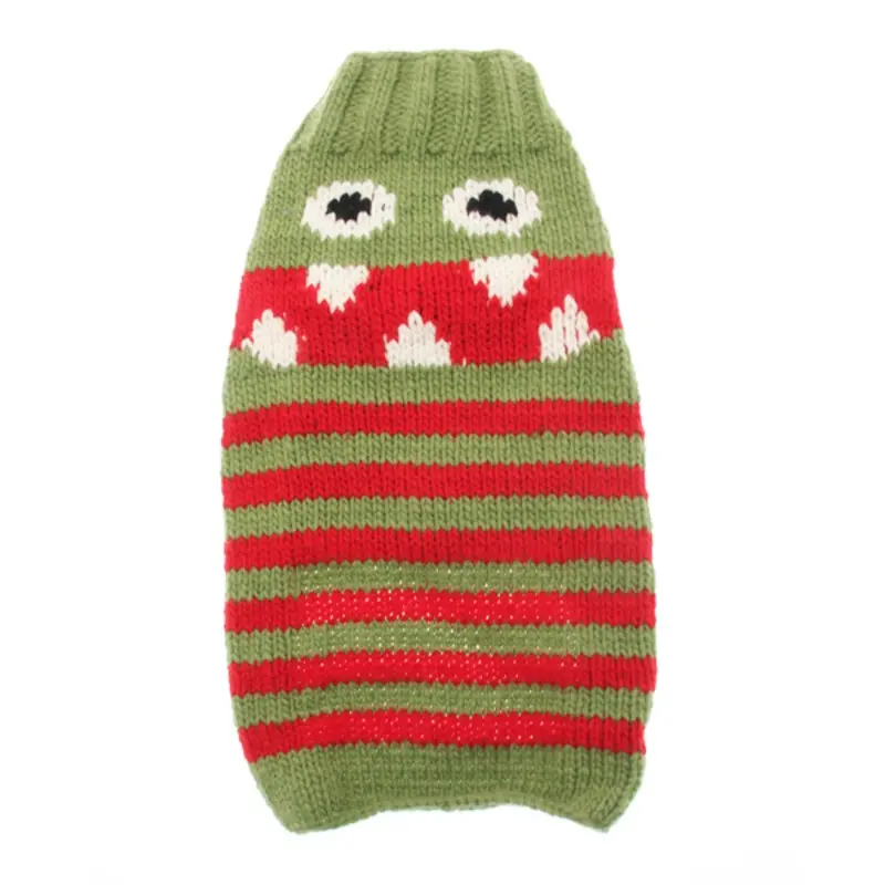 Chilly Dog Handmade Little Monster Wool Dog Sweater Large