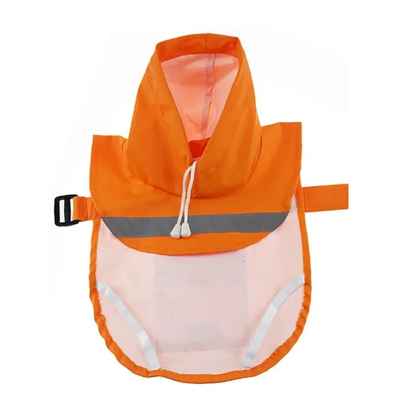 Parisian Pet Reflective Dog Raincoat - Orange Medium - Out of Stock!