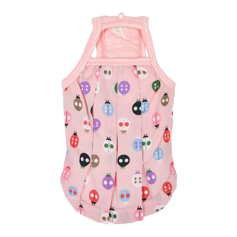 Puppia Lady Beetle Dog Tank - Indian Pink Small - Out of Stock!