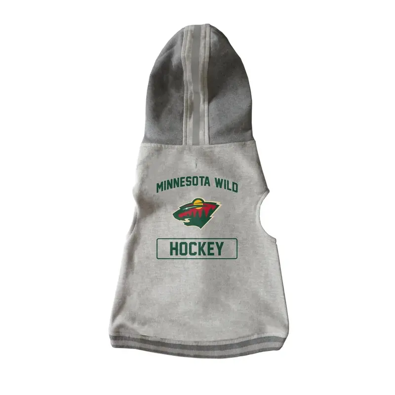 Minnesota Wild Crewneck Dog Hoodie - Gray Teacup - Coming Soon!