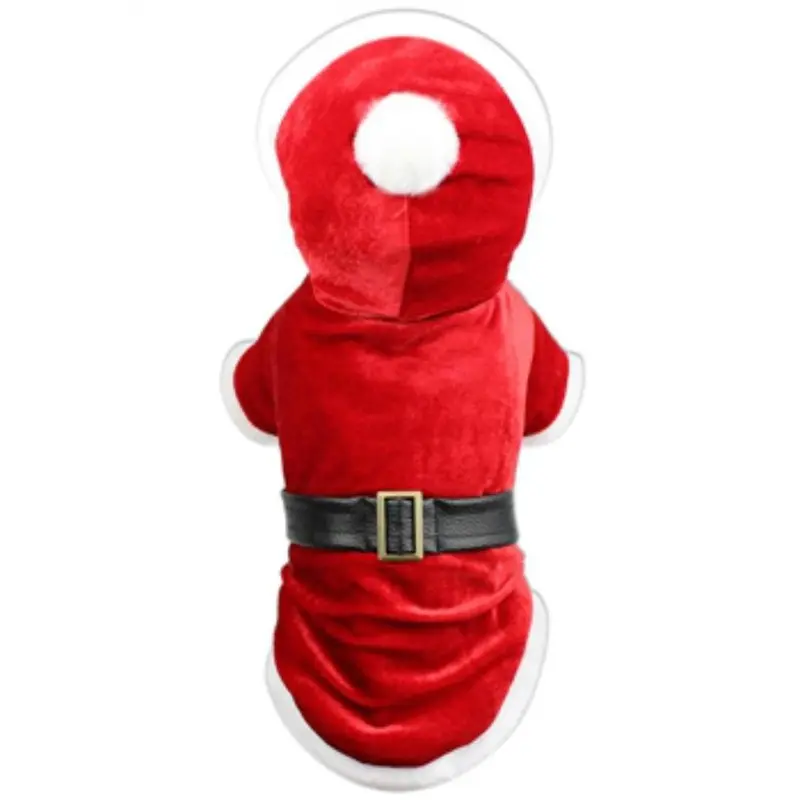 Parisian Pet Santa Claus Winter Dog Hoodie Small
