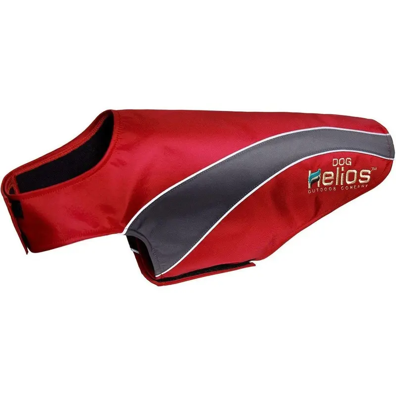 Pet Life Helios Octane Neoprene Dog Coat - Red/Gray Medium