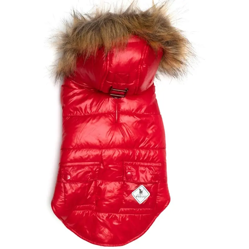 Worthy Dog Telluride Puffer Dog Coat - Scarlet 2X-Large