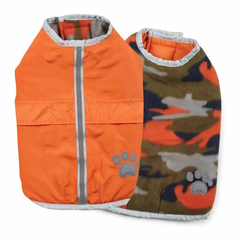 Zack & Zoey Nor'easter Dog Blanket Coat - Orange X-Small
