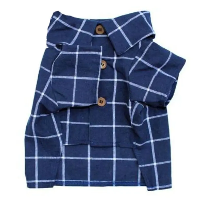 Dog Threads Metropolitan Plaid Dog Shirt 2X-Large