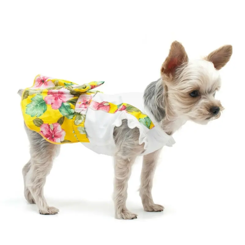 Floral Suspender Dog Dress by Dogo XX-Small - Out of Stock!